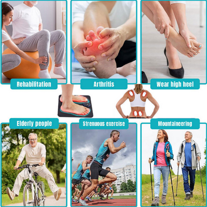 (A)-Foot Massager Neuropathy Feet Portable Intelligent Foot Stimulator Pad