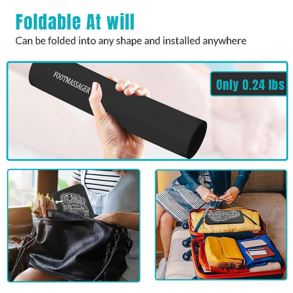 (A)-Foot Massager Neuropathy Feet Portable Intelligent Foot Stimulator Pad
