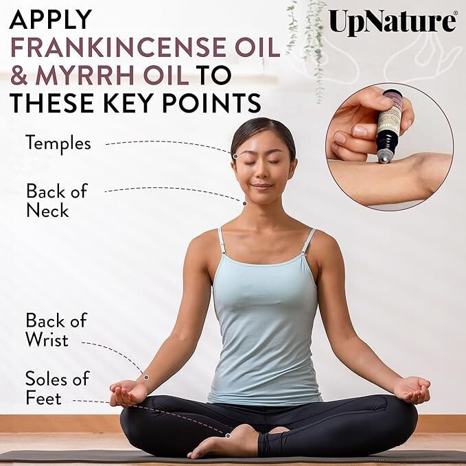 Healing Roll-on with Frankincense and Myrrh for Neuropathy and Pain Re