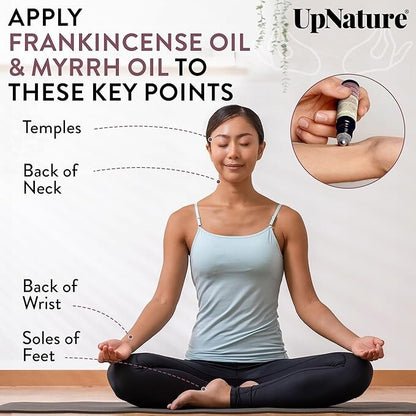 Healing Roll-on with Frankincense and Myrrh for Neuropathy and Pain Re