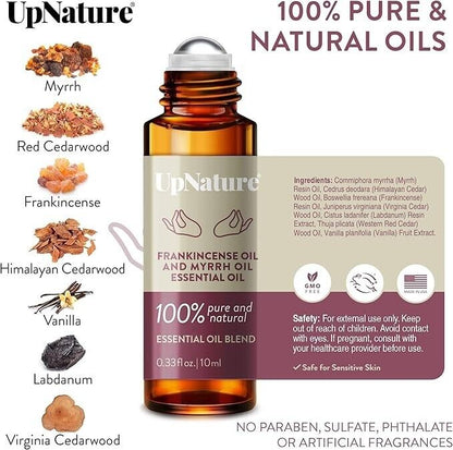Healing Roll-on with Frankincense and Myrrh for Neuropathy and Pain Re