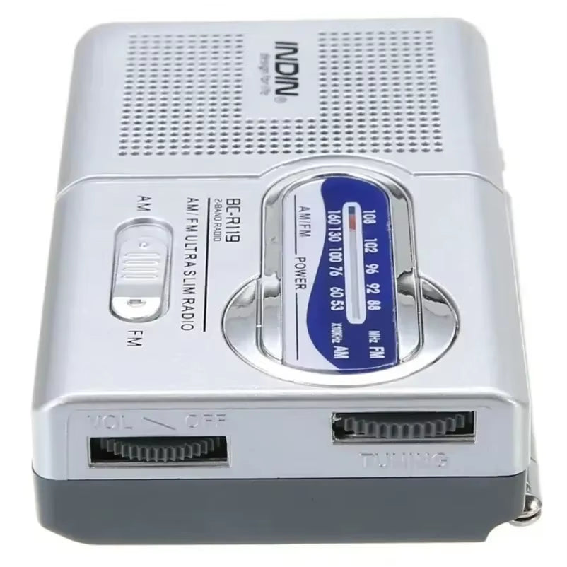 BC-R119 Radio AM FM Battery Operated Portable Radio Best Reception Longest Lasting for Emergency Hurricane Running Walking Home
