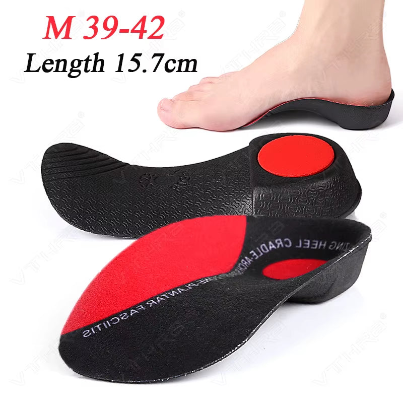 High Arch Supports Shoe Sole EVA Sport Orthopedic Insoles for Men Women Plantar Fasciitis Flat Feet Pain Relief Shoe Cushion Pad
