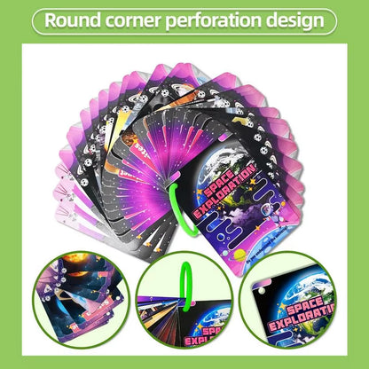 Flash Cards Educational Toys Toddler Space Learning Flash Cards Social Emotional Learning Activities Cards Toys for Kids Toddler