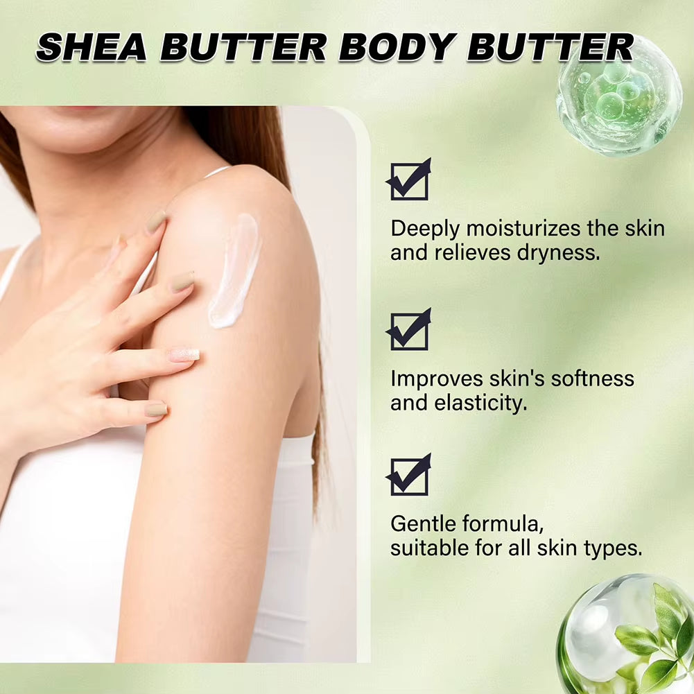 Natural Magnesium Cream for Neuropathy, Magnesium Body Butter Deeply Moisturizes Skin, Soft Smooth Magnesium Lotion Leg Cream