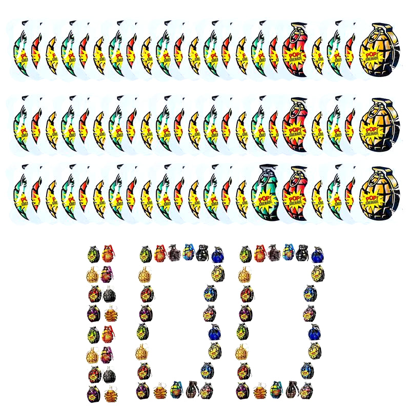 Kids Gag Toys Stress Relief Explosive Toys 100X Fun Explosive Tricky Toys Simulation Explosive Toys Automatic Exploding Toys