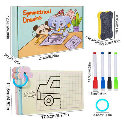 Pen Control Training Book Pen Control Preschool Activity Book Drawing Toys for Kids Ages 3 Training Book Preschool Learning