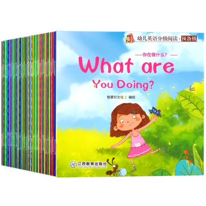 60 Books/Set Children'S English Early Learning Picture Book Graded Reading Storybook Enlightenment Cognitive Tale Bedtime Story