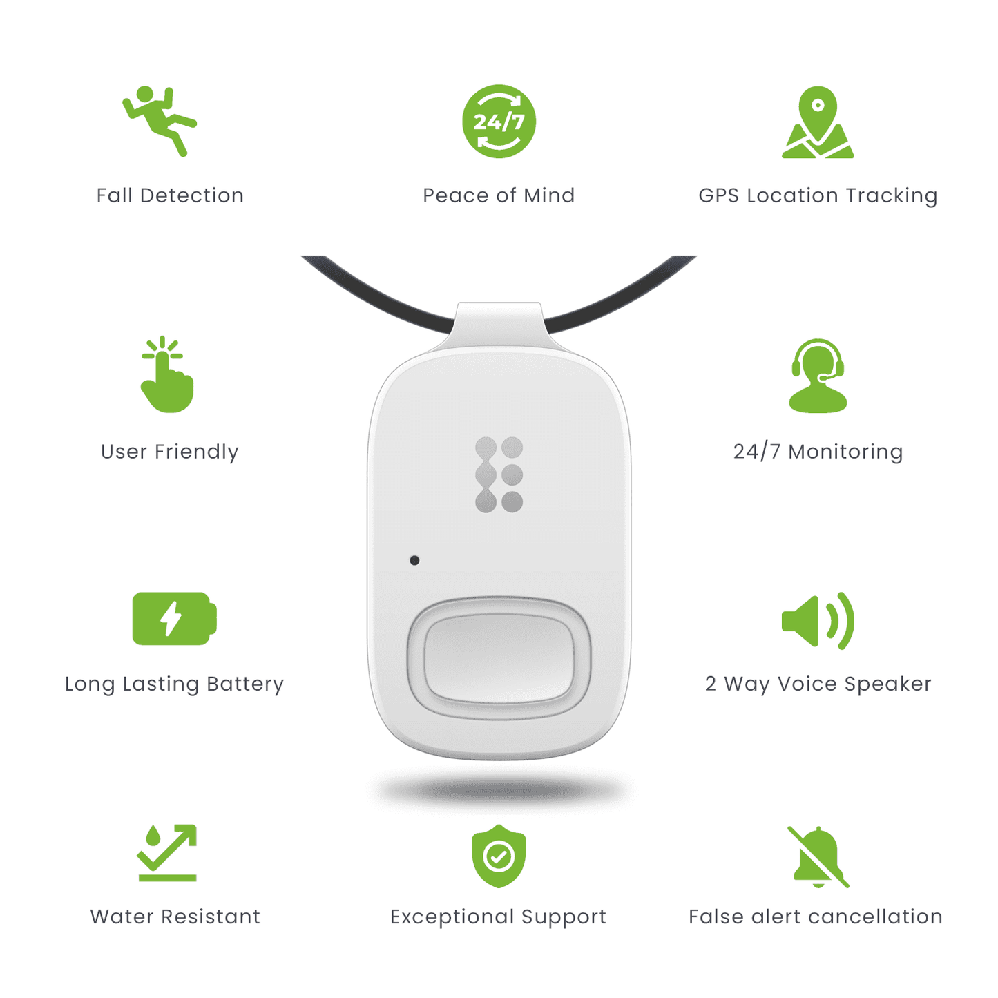 Alert Aid 247 GPS Medical Alert Device with Fall Detection by RMS BRAN