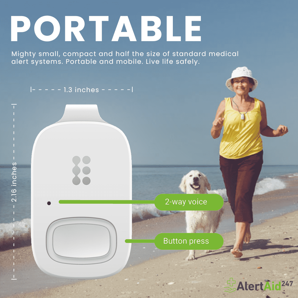 Alert Aid 247 GPS Medical Alert Device with Fall Detection by RMS BRAN