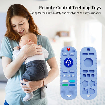 Sucoda Baby Teether Toys Silicone Toddler,Educational Sensory Toy Chew Toys,Tv Remote Control Shape Teething Toys for Babies 6-18 Months Teething Toys Baby Toys 6 to 12 Months