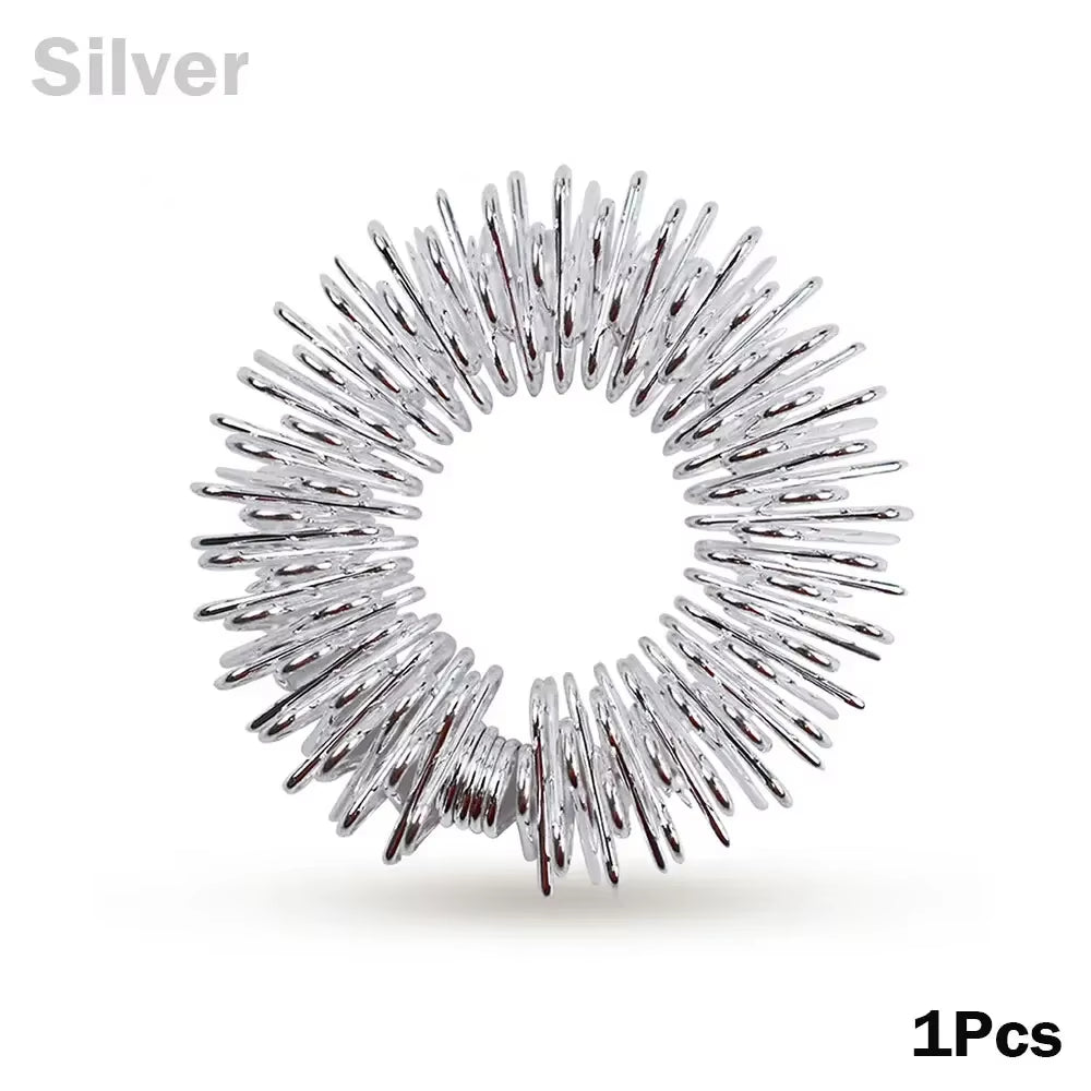 1/2/5/10/20Pcs Spiky Sensory Finger Massage Ring Acupuncture Ring Health Care Body Massager Relax Hand Massage Tool Home Office
