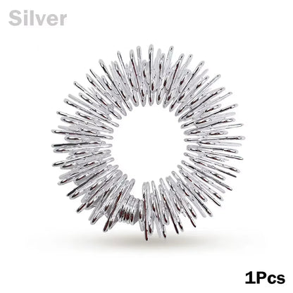 1/2/5/10/20Pcs Spiky Sensory Finger Massage Ring Acupuncture Ring Health Care Body Massager Relax Hand Massage Tool Home Office
