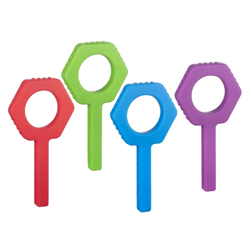 Kid Chewing Tube Speech Help Teeth Massager Children Talk Tools for Autism Sensory Speak Oral Muscle Rehabilitation Training