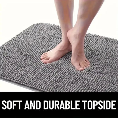 Dog Door Mat Mud Catcher - Absorbent Non-Slip Pet Paw Cleaner Mat, Washable Quick-Dry Indoor Rug for Mud
