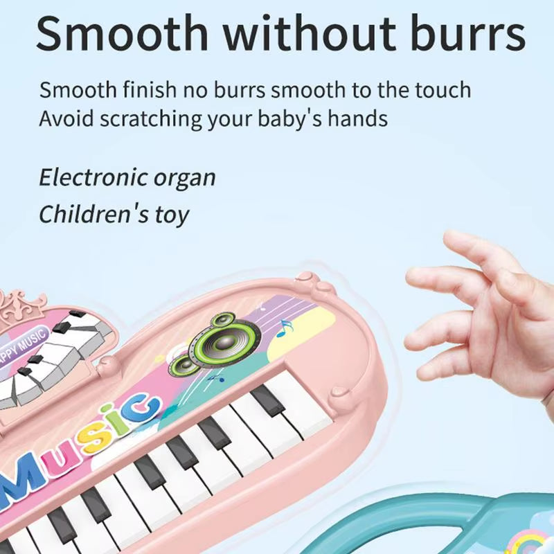13 Key Portable Music Piano Keyboard Electronic Musical Instrument Toys Multifunctional Kids Learning Toys Birthday Gift