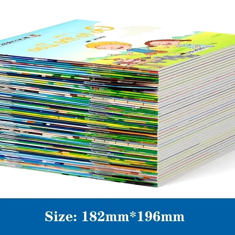 60 Books/Set Children'S English Early Learning Picture Book Graded Reading Storybook Enlightenment Cognitive Tale Bedtime Story