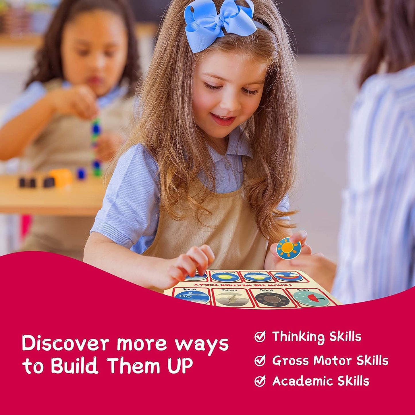 Busy Book for Toddlers - 12 Pages Autism Learning Materials, Montessori Educational Preschool Learning Book, Toddler Travel Toys for Boys Girls to Develop Fine Motor Skills