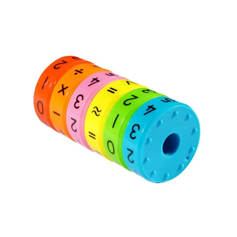6 Pieces Magnetic Montessori Toys Early Learning Educational Toys for Children Math Business Numbers DIY Assembling Puzzles