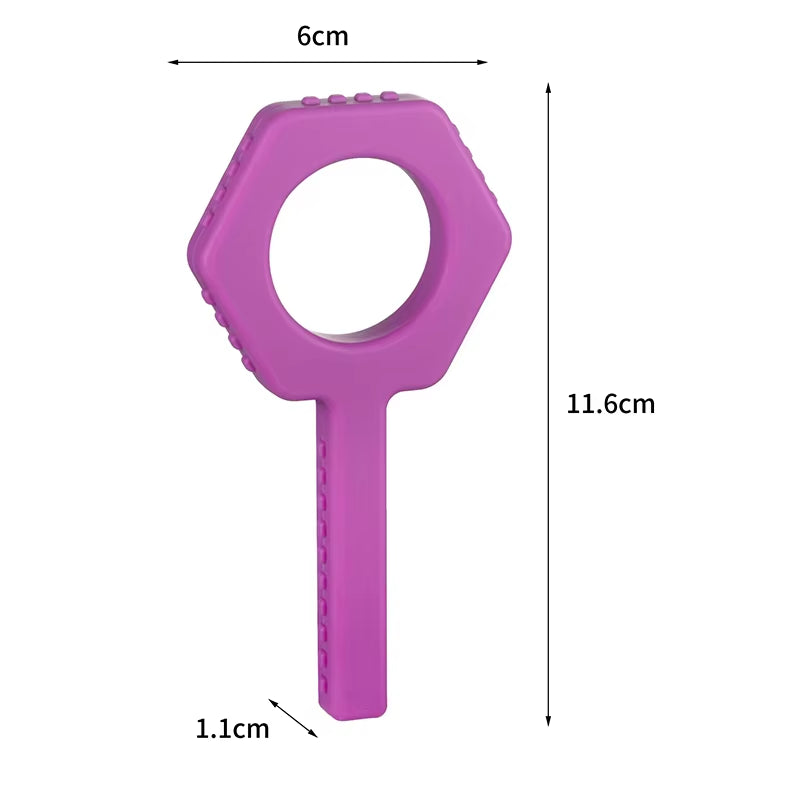 Kid Chewing Tube Speech Help Teeth Massager Children Talk Tools for Autism Sensory Speak Oral Muscle Rehabilitation Training