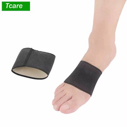 2Pcs Plantar Fasciitis Arch Support - Compression Copper Braces/Sleeves for Flat Feet Heel Spurs and High Arch Pain Relief