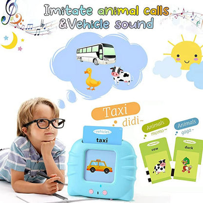 Talking Flash Cards Learning Toys for -6 Year Old Boys Girls, Speech Therapy Toys Autism Toys Preschool Educational Toys Games 224 Sight Words with Sound Effect Kids Birthday Gifts