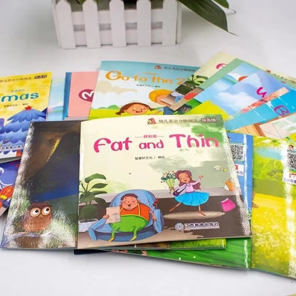 60 Books/Set Children'S English Early Learning Picture Book Graded Reading Storybook Enlightenment Cognitive Tale Bedtime Story