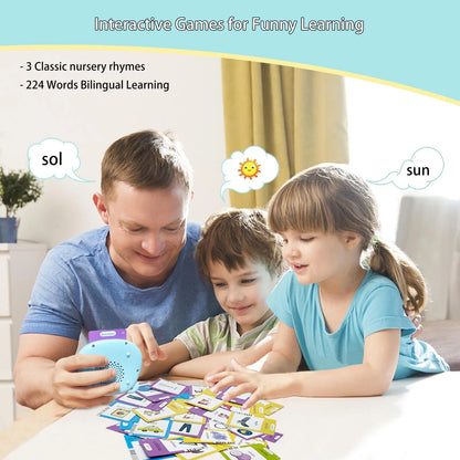 Toddler Toys for 2 3 4 5 Year Old Boys and Girls,Preschool Montessori Speech Therapy Autism Toys,Learning Montessori Toys,Speech Therapy Toys,510 Sight Words Talking Flash Cards