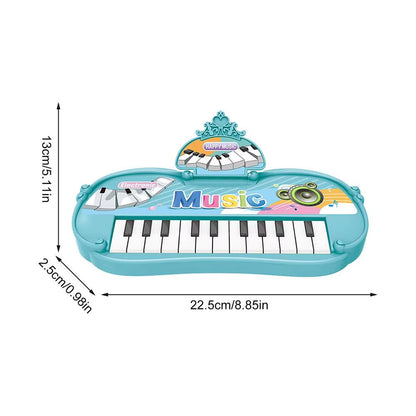 13 Key Portable Music Piano Keyboard Electronic Musical Instrument Toys Multifunctional Kids Learning Toys Birthday Gift