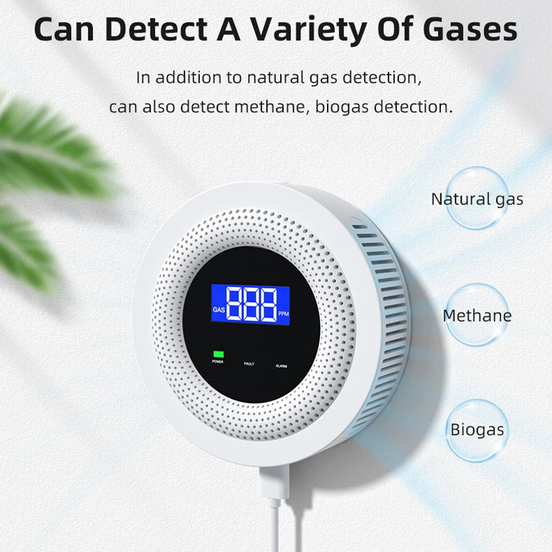 Home Gas Leakage Detector with Natural Gas Leak Sensor Alarm