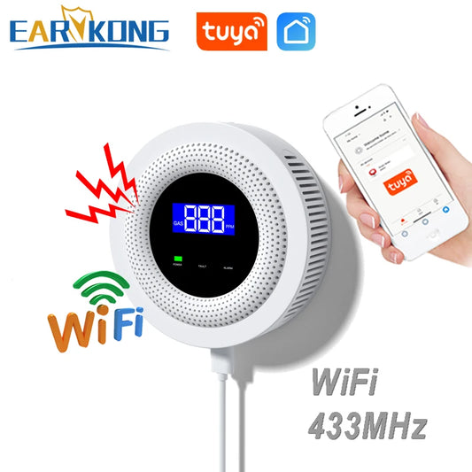 Home Gas Leakage Detector with Natural Gas Leak Sensor Alarm