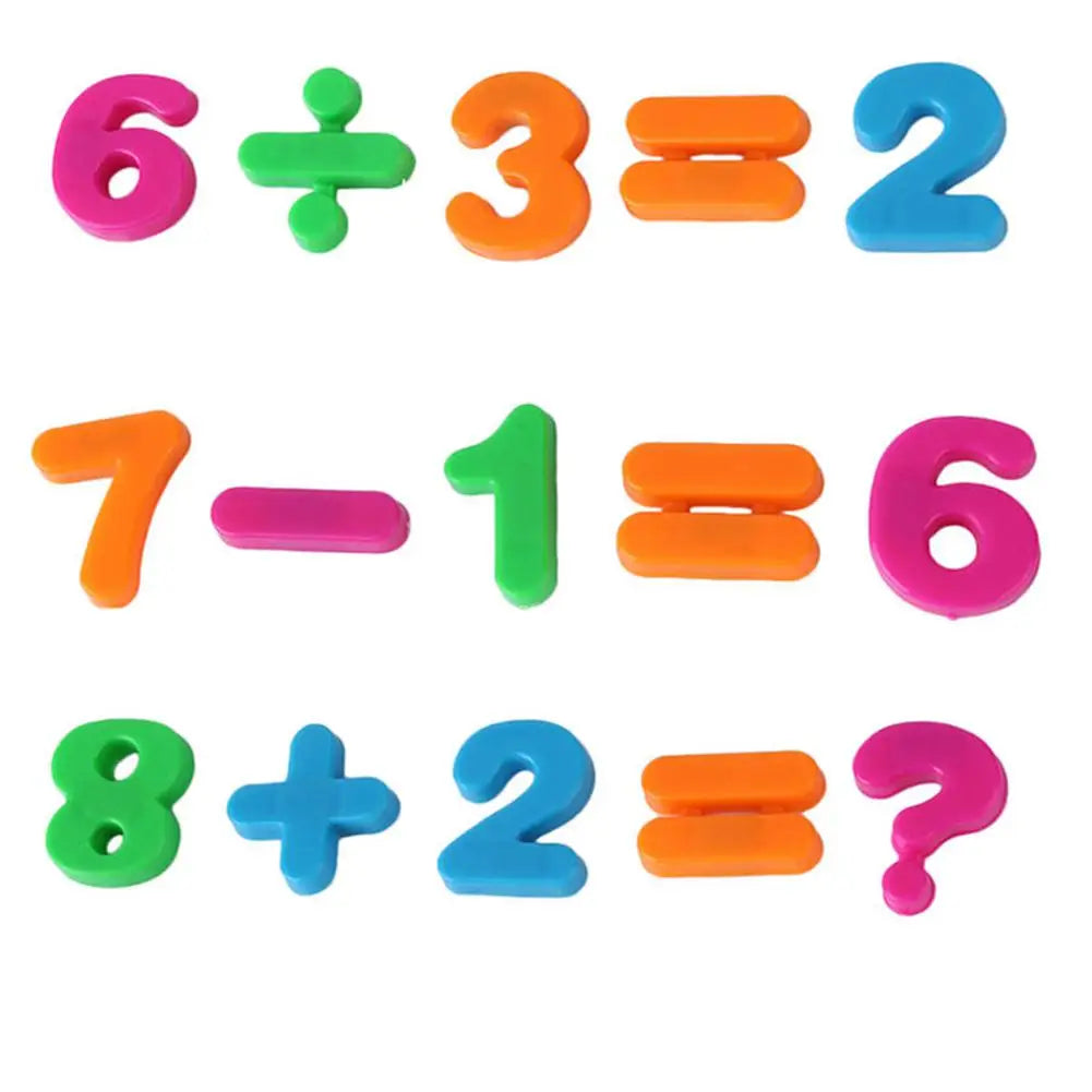 Alphabet & Numbers: Learning Letters & Numbers Fridge Magnet for Kid (26 Pcs Lower/Upper Case)