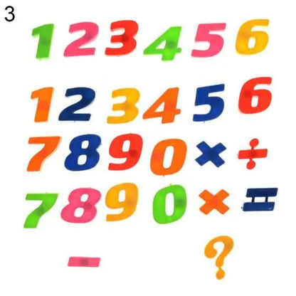 Alphabet & Numbers: Learning Letters & Numbers Fridge Magnet for Kid (26 Pcs Lower/Upper Case)