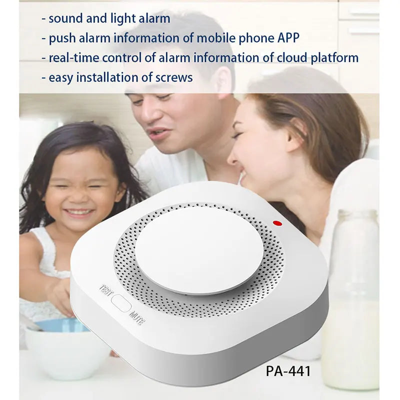 Fire & Gas Alarm: Home Wireless Smoke Detector & Sensor Alarm