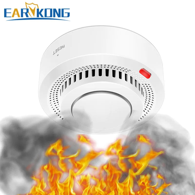 Home Smoke Alarm & Fire Protection Detectors with Security Systems