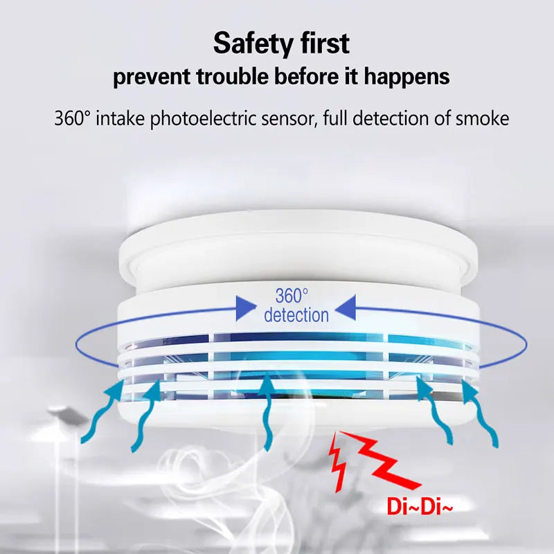 Smoke Detector Alarm System (SmartLife APP Control)