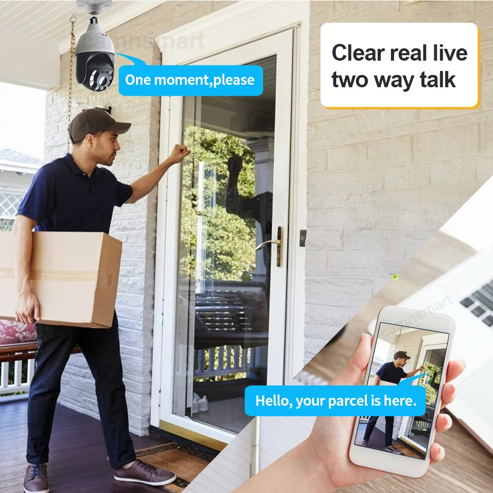 Outdoor Home Video Surveillance Body Motion Detecter with Night Vision Camera