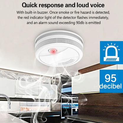 Smoke Detector Alarm System (SmartLife APP Control)