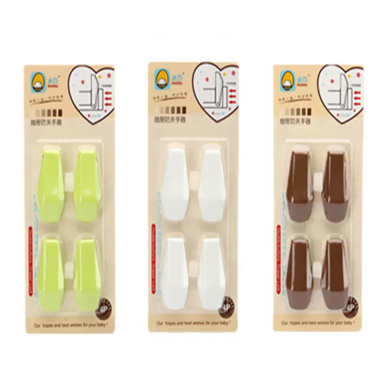 Child Safety: Door/Window/Drawer Child safety anti clamp (Won't Clamp on a Child) product(4 pcs)
