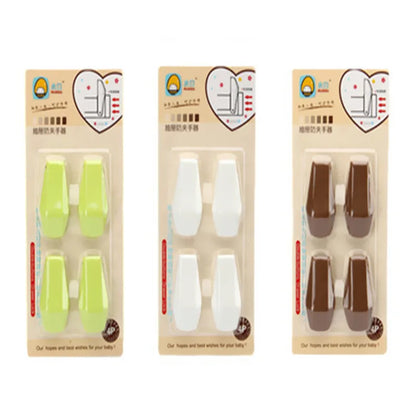 Child Safety: Door/Window/Drawer Child safety anti clamp (Won't Clamp on a Child) product(4 pcs)