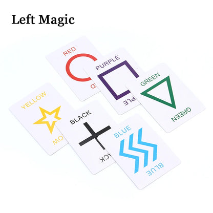 Motor Skills: Prediction Blackboard Children Magic Tricks & Prop Toys. Mind Reading ESP Cards