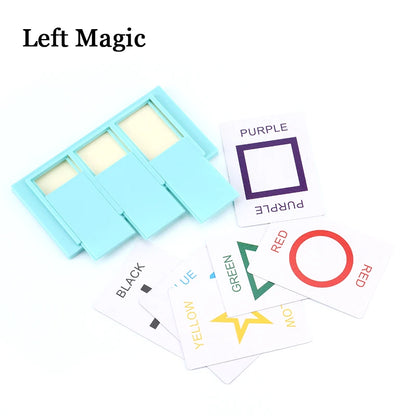 Motor Skills: Prediction Blackboard Children Magic Tricks & Prop Toys. Mind Reading ESP Cards
