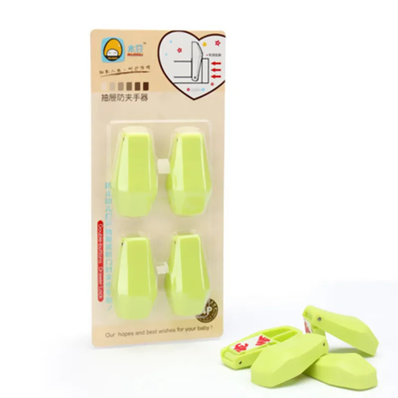 Child Safety: Door/Window/Drawer Child safety anti clamp (Won't Clamp on a Child) product(4 pcs)