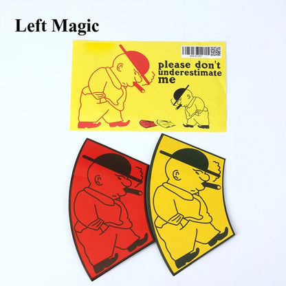 Motor Skills: Funny Dwarf Card Illusion Magic Tricks & Puzzles, Card Magic Props  for Kids