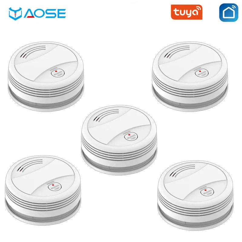 Smoke Detector Alarm System (SmartLife APP Control)