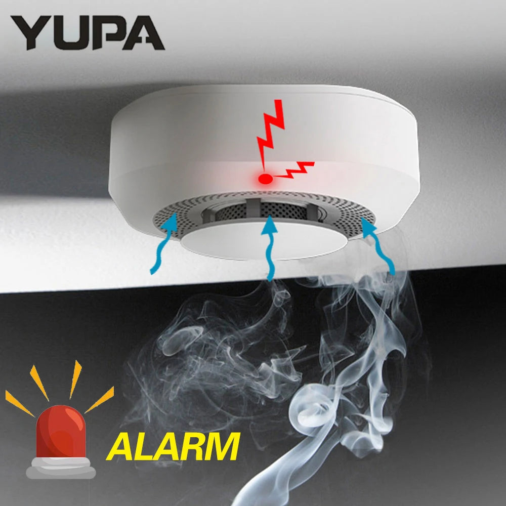 Fire & Gas Alarm: Home Wireless Smoke Detector & Sensor Alarm