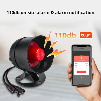 Home Alarm Systems with Loud Siren Speaker