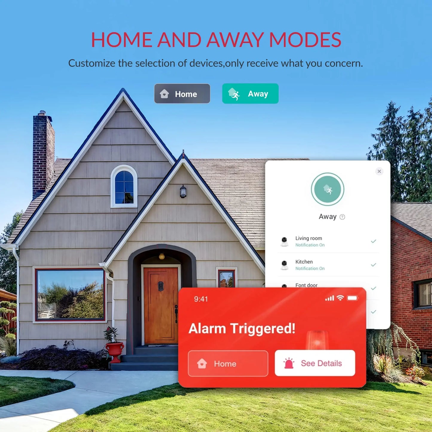 Surveillance Wifi Camera, Baby & Pet Monitor