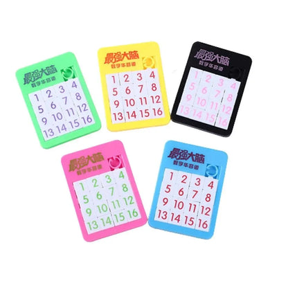 Motor Skills: Number Learning Moving Sliding Puzzles For Kidergarten, Jigsaw Puzzle(5 Psc)
