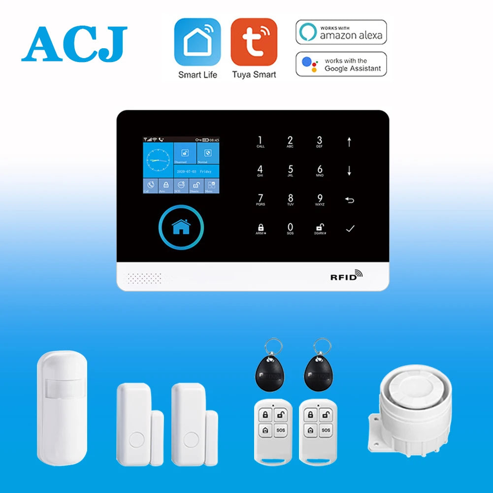 Home Alarm Systems with Motion Cameras,Smart House App Control